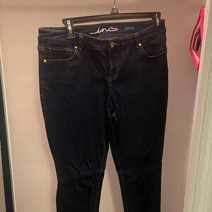 INC International Concepts Navy Skinny Stretch Jeans